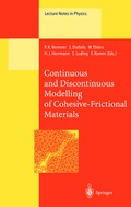 Cover: Continuous and Discontinuous Modelling of Cohesive-Frictional Materials - Springer