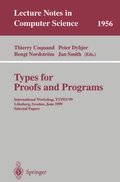 Cover: Types for Proofs and Programs - Springer