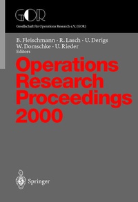 Enlarge image Cover: Operations Research Proceedings - Springer