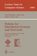 Cover: Policies for Distributed Systems and Networks - Springer