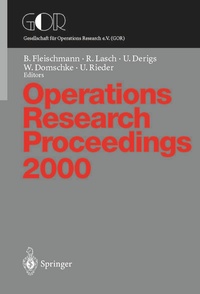 Abbildung von: Operations Research Proceedings - Springer