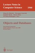 Cover: Objects and Databases - Springer