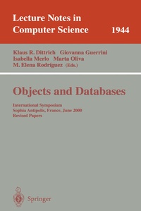 Enlarge image Cover: Objects and Databases - Springer