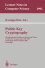 Cover: Public Key Cryptography - Springer