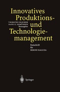 Cover: Innovatives Produktions-und Technologiemanagement - Springer