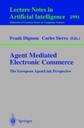 Cover: Agent Mediated Electronic Commerce - Springer