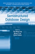 Cover: Semistructured Database Design - Springer