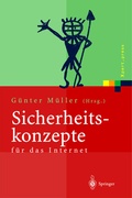 Cover: Sicherheitskonzepte f&uuml;r das Internet - Springer