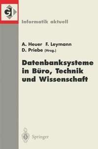 Abbildung von: Datenbanksysteme in Büro, Technik und Wissenschaft - Springer