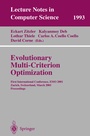 Cover: Evolutionary Multi-Criterion Optimization - Springer