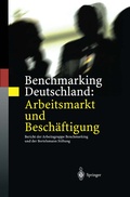 Cover: Benchmarking Deutschland: Arbeitsmarkt und Besch&auml;ftigung - Springer