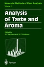 Cover: Analysis of Taste and Aroma - Springer