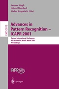 Cover: Advances in Pattern Recognition - ICAPR 2001 - Springer