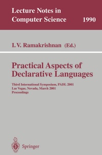 Enlarge image Cover: Practical Aspects of Declarative Languages - Springer