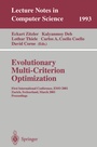Cover: Evolutionary Multi-Criterion Optimization - Springer