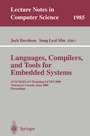 Cover: Languages, Compilers, and Tools for Embedded Systems - Springer