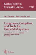 Cover: Languages, Compilers, and Tools for Embedded Systems - Springer