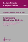 Cover: Engineering Distributed Objects - Springer