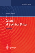 Cover: Control of Electrical Drives - Springer