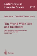 Cover: The World Wide Web and Databases - Springer