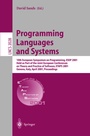 Cover: Programming Languages and Systems - Springer