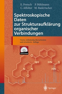 Abbildung von: Spektroskopische Daten zur Strukturaufklärung organischer Verbindungen - Springer