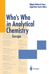 Abbildung von: Who's Who in Analytical Chemistry - Springer