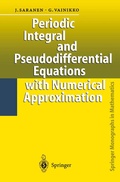 Cover: Periodic Integral and Pseudodifferential Equations with Numerical Approximation - Springer