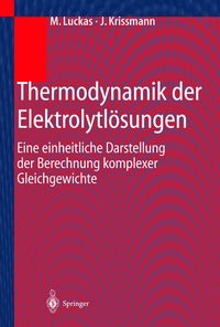 Abbildung von: Thermodynamik der Elektrolytlösungen - Springer