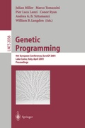 Cover: Genetic Programming - Springer