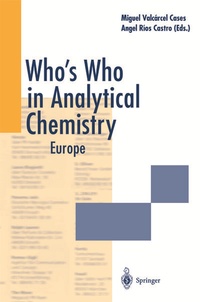 Abbildung von: Who's Who in Analytical Chemistry - Springer