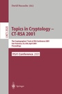Cover: Topics in Cryptology - CT-RSA 2001 - Springer