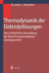 Abbildung von: Thermodynamik der Elektrolytlösungen - Springer