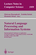 Cover: Natural Language Processing and Information Systems - Springer