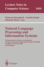 Cover: Natural Language Processing and Information Systems - Springer
