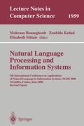Cover: Natural Language Processing and Information Systems - Springer