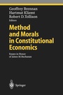 Cover: Method and Morals in Constitutional Economics - Springer