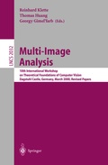 Cover: Multi-Image Analysis - Springer