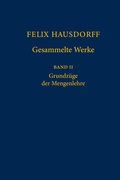 Cover: Felix Hausdorff - Gesammelte Werke Band II - Springer