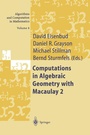 Cover: Computations in Algebraic Geometry with Macaulay 2 - Springer