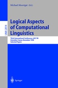 Cover: Logical Aspects of Computational Linguistics - Springer