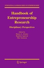 Cover: Handbook of Entrepreneurship Research - Springer