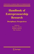 Cover: Handbook of Entrepreneurship Research - Springer