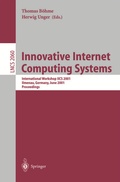 Cover: Innovative Internet Computing Systems - Springer