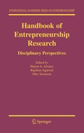 Cover: Handbook of Entrepreneurship Research - Springer