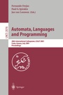 Cover: Automata, Languages and Programming - Springer