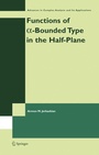 Cover: Functions of a-Bounded Type in the Half-Plane - Springer