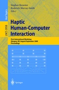 Cover: Haptic Human-Computer Interaction - Springer