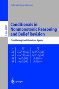 Cover: Conditionals in Nonmonotonic Reasoning and Belief Revision - Springer