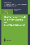 Cover: History and Trends in Bioprocessing and Biotransformation - Springer